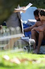 MYLEENE KLASS in Bikini at a Pool in South Africa