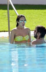MYLEENE KLASS in Bikini at a Pool in South Africa