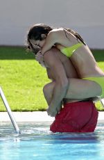 MYLEENE KLASS in Bikini at a Pool in South Africa