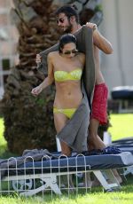 MYLEENE KLASS in Bikini at a Pool in South Africa