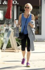 NAOMI WATTS in Leggings Out in Brentwood 2503