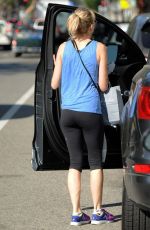 NAOMI WATTS in Leggings Out in Brentwood 2503