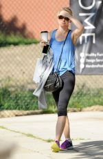 NAOMI WATTS in Leggings Out in Brentwood 2503