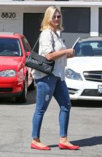 NATASHA HENSTRIDGE Leaves a Hair Salon in Beverly Hills 2603