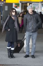 NEVE CAMPBELL Arrives at JFK Airport in New York