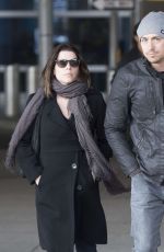 NEVE CAMPBELL Arrives at JFK Airport in New York