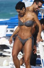 NICOLE MURPHY in Bikini at a Beach in Miami