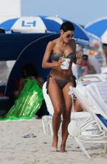 NICOLE MURPHY in Bikini at a Beach in Miami