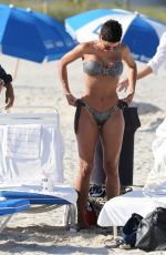 NICOLE MURPHY in Bikini at a Beach in Miami