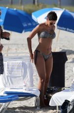 NICOLE MURPHY in Bikini at a Beach in Miami