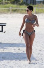 NICOLE MURPHY in Bikini at a Beach in Miami