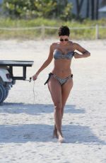 NICOLE MURPHY in Bikini at a Beach in Miami