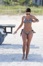 NICOLE MURPHY in Bikini at a Beach in Miami