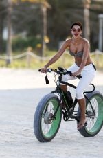 NICOLE MURPHY in Bikini at a Beach in Miami