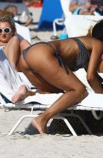 NICOLE MURPHY in Bikini at a Beach in Miami