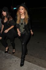 NICOLE SCHERZINGER Leaves a Party in Los Angeles