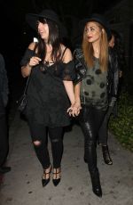 NICOLE SCHERZINGER Leaves a Party in Los Angeles