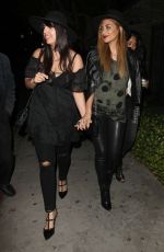 NICOLE SCHERZINGER Leaves a Party in Los Angeles