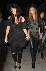 NICOLE SCHERZINGER Leaves a Party in Los Angeles