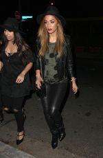 NICOLE SCHERZINGER Leaves a Party in Los Angeles