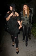 NICOLE SCHERZINGER Leaves a Party in Los Angeles