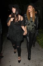 NICOLE SCHERZINGER Leaves a Party in Los Angeles