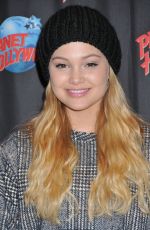OLIVIA HOLT at Planet Hollywood in Times Square in New York