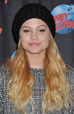 OLIVIA HOLT at Planet Hollywood in Times Square in New York