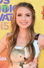 OLIVIA SOMERLYN at 2015 Nickelodeon Kids Choice Awards in Inglewood