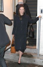 OLIVIA WILDE Leaves Daily Show Studio in New York