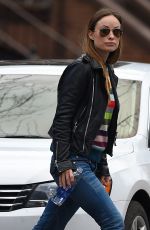 OLIVIA WILDE Out and About in New York