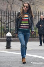 OLIVIA WILDE Out and About in New York