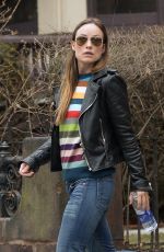 OLIVIA WILDE Out and About in New York