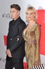 PAMELA ANDERSON at The Gunman Premiere in Los Angeles