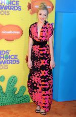 PEYTON LIST at 2015 Nickelodeon Kids Choice Awards in Inglewood