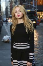 PEYTON LIST on the Set of a Photoshoot