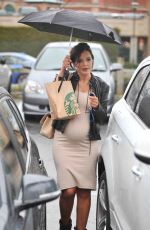 Pregnant HELEN FLANAGAN Out and About in Manchester