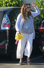 Pregnant JESSICA BIEL Leaves Moonlight Rollerway in Los Angeles
