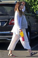 Pregnant JESSICA BIEL Leaves Moonlight Rollerway in Los Angeles