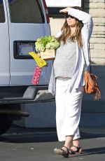 Pregnant JESSICA BIEL Leaves Moonlight Rollerway in Los Angeles