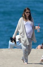 Pregnant JESSICA BIEL Out in Marina Del Rey