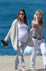 Pregnant JESSICA BIEL Out in Marina Del Rey