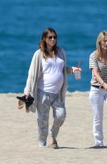 Pregnant JESSICA BIEL Out in Marina Del Rey