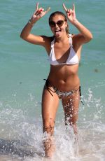 RACHEL HIBERT in Bikini at a Beach in Miami