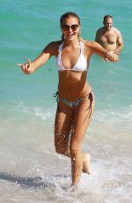 RACHEL HIBERT in Bikini at a Beach in Miami