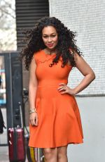 REBECCA FERGUSON Leaves a Studio in London