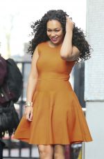 REBECCA FERGUSON Leaves a Studio in London