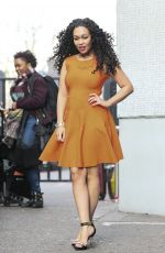 REBECCA FERGUSON Leaves a Studio in London
