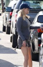REESE WITHERSPOON in Shorts heading to a Gym in Santa Monica 1603