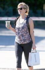 REESE WITHERSPOON in Tights Heading to a Gym in Brentwood 0303